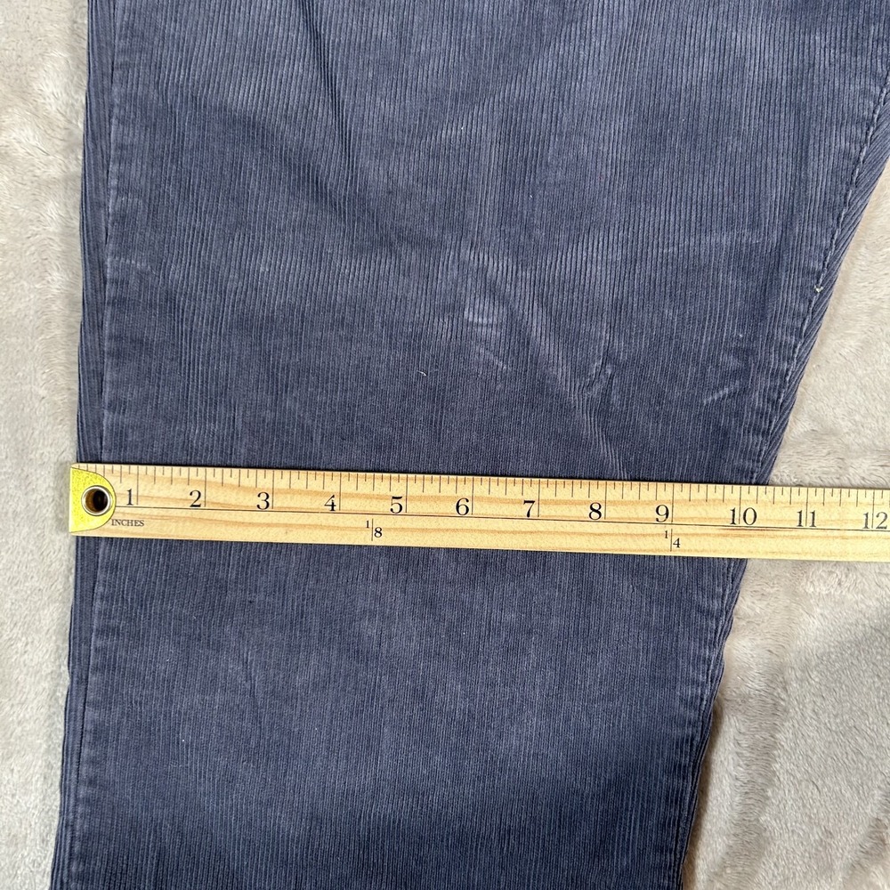 VTG 90s Polo Ralph Lauren Pants Mens 38x30 Blue Corduroy Classic Chino 5-Pocket - Picture 15 of 16